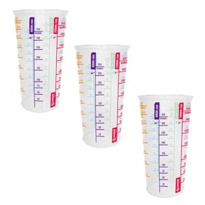 Kit 3 Copos Medidor Dosador 550ml Xícara
