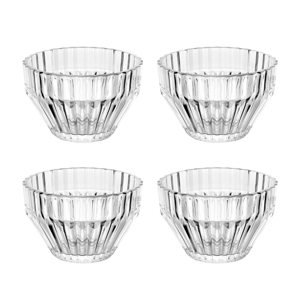 Conjunto de 4 Bowls de Cristal Imperatriz 330ml - Wolff