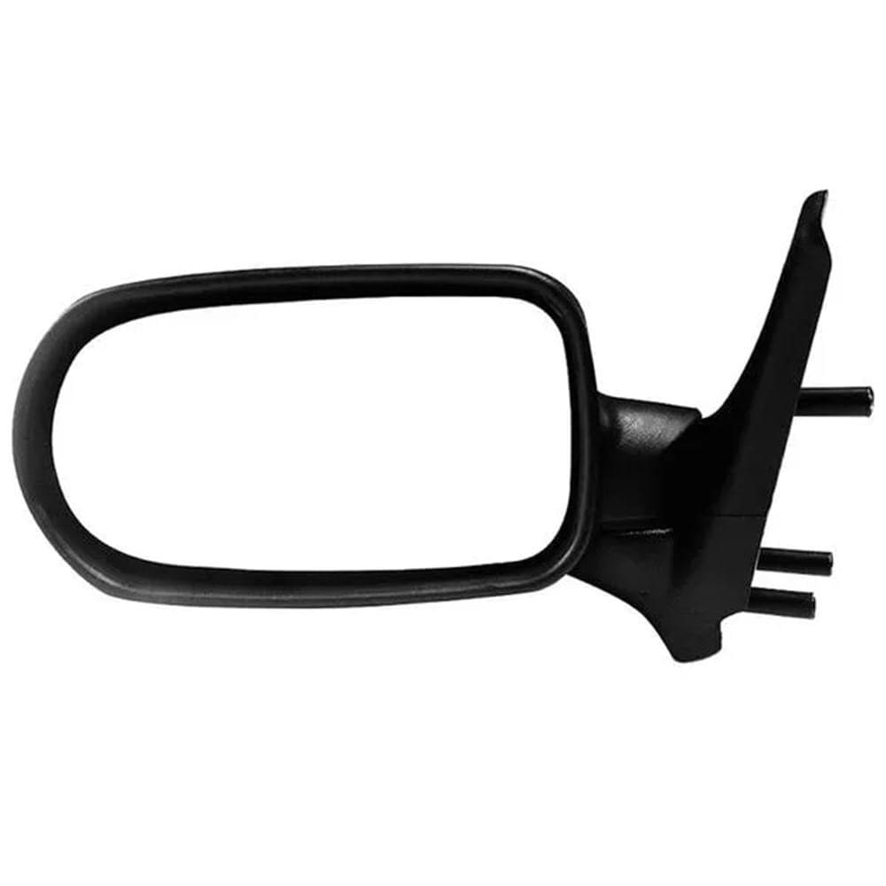 Retrovisor Uno 06 a 10 2 Portas Motorista Preto Sem Controle