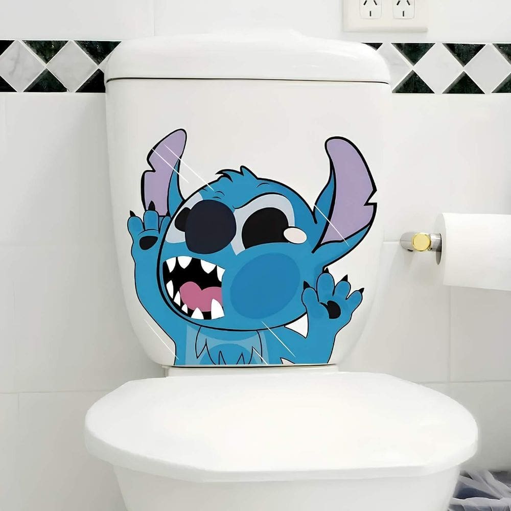 Adesivo Para Vaso Sanitário Stitch Mod15