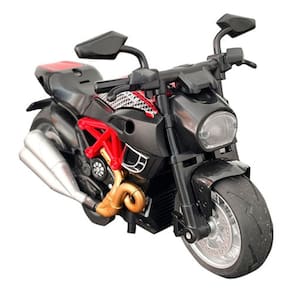 Moto - Metal Modelo 4 Racer Preta/Vermelha TERRACO