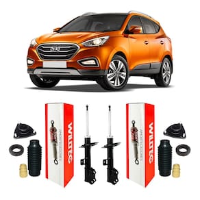 2 amortecedor com kit coxim dianteiro ix35 2010 2011 2012 13