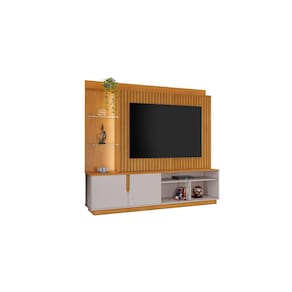 Estante Home Ripado com LED para TV até 60 Polegadas 2 Portas Amparo JCM