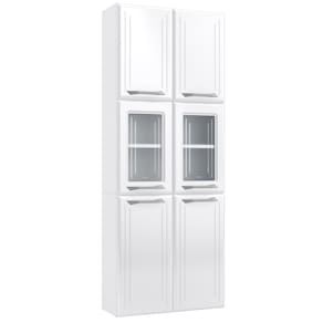 Paneleiro Duplo Aço Topázio 6 Portas 5 Prateleiras Branco - Telasul