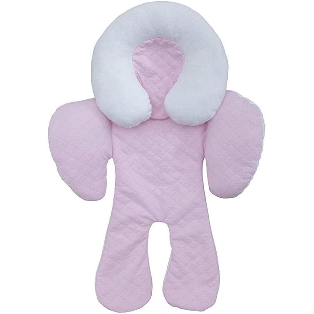 Apoio de corpo reversível rosa bebê zip toys