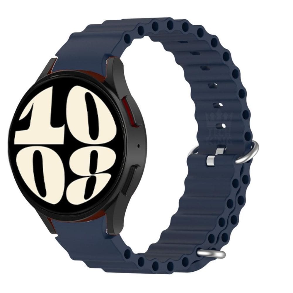 Pulseira Ondulada De Silicone Para Samsung Galaxy Watch6 40