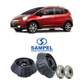 2 coxim rolamento amortecedor dianteiro new fit 2011 2012 13