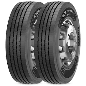 Kit 2 Pneu 295/80R22.5 Pirelli R02 Proway Steer 154/149M TL