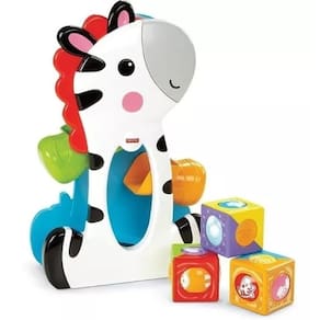 Brinquedo de Encaixar Zebra Blocos Surpresa - Fischer Price