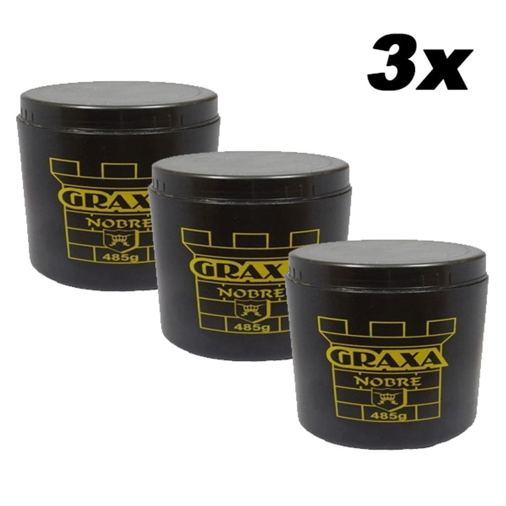 Kit 3 Graxa Marrom Nobre Multiuso Uso Geral 485g
