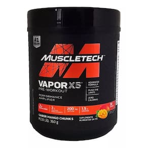 Vapor X5 Pré Treino Muscletech Sabor Mango Chunks 360G