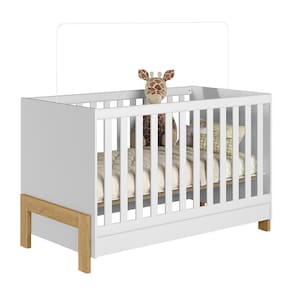 Jogo de Quarto Infantil Fantasia Guarda Roupa e Berço Mini Cama - Qmovi