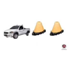 Kit batente suspensão amortecedor traseiro strada 1998 fiat
