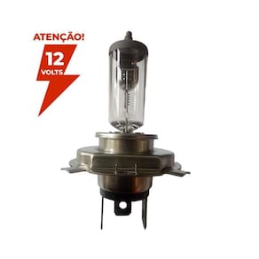 Lâmpadas h4 halógena 12v 60/55w - p43t-38 - branca