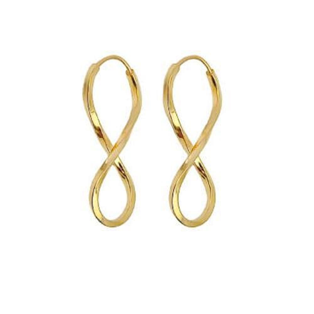 Brinco ouro 18k infinito delicado | ivan joias