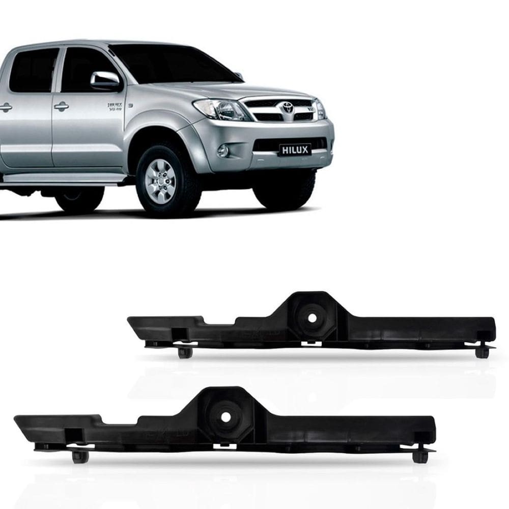 Guia suporte parachoque hilux srv 2005 a 2011 dianteiro