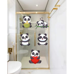 Adesivo Para Box Urso Panda Baby