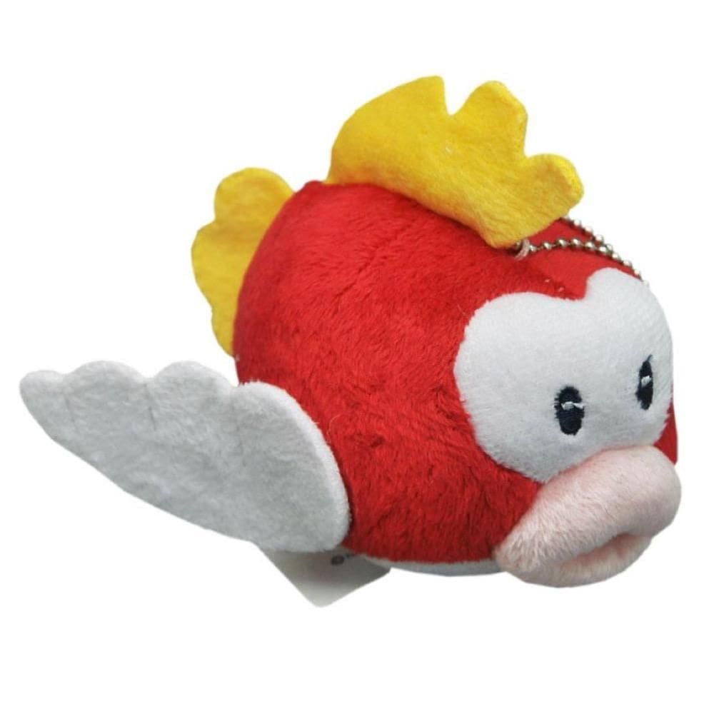 Peixe pelúcia super mario bros 11 cm luigi toad princesa