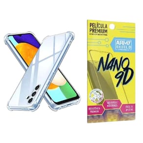 Capinha Galaxy M55 + Pelicula De Ceramica 9D - Armyshield