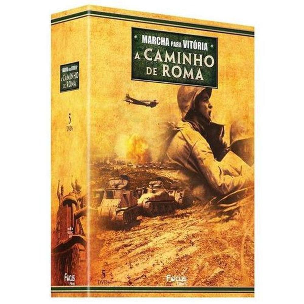 Coleção de dvd a caminho de roma - 5 discos | focus filmes