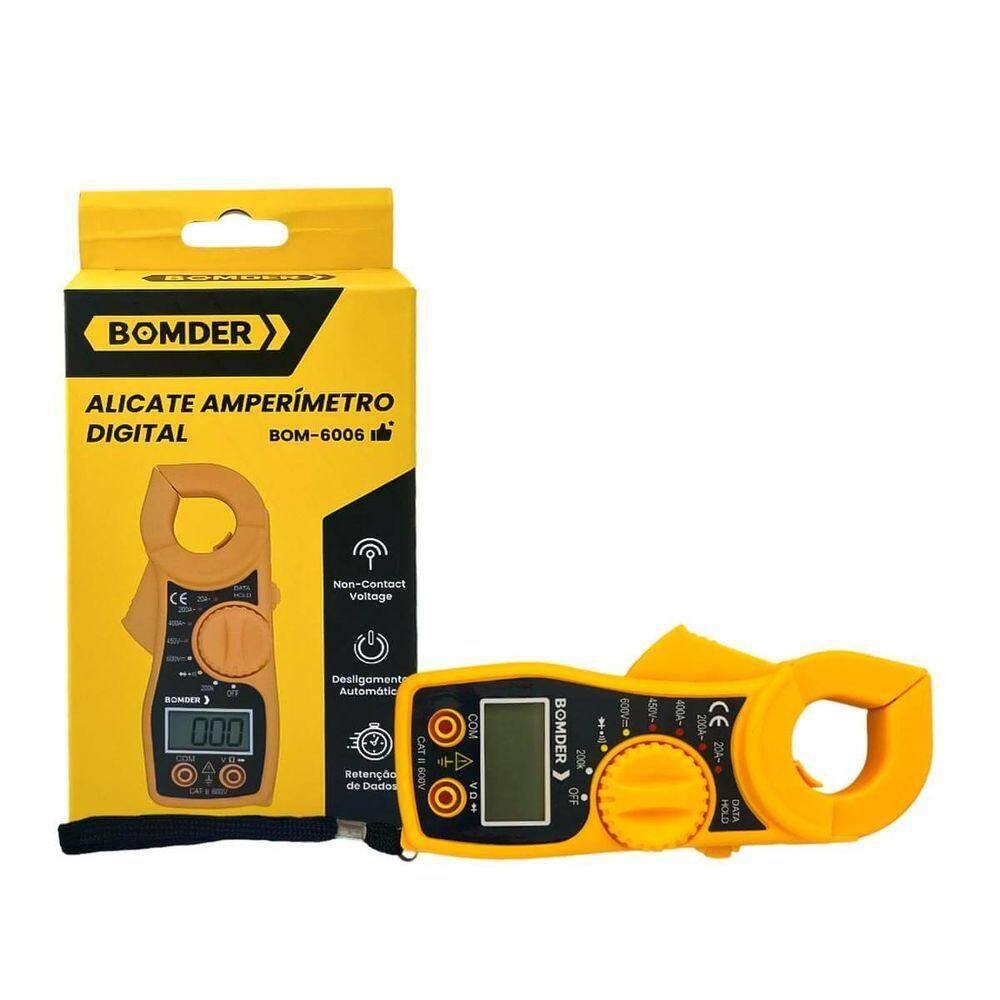 Alicate Amperimetro Digital Com Teste De Diodo E Continuidade
