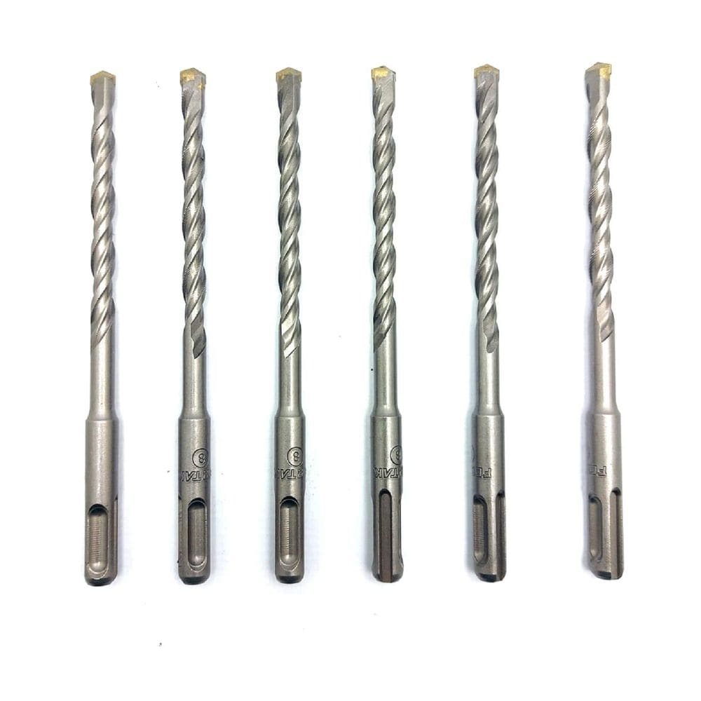 6x broca sds plus alvenaria e concreto 12x210mm fertak