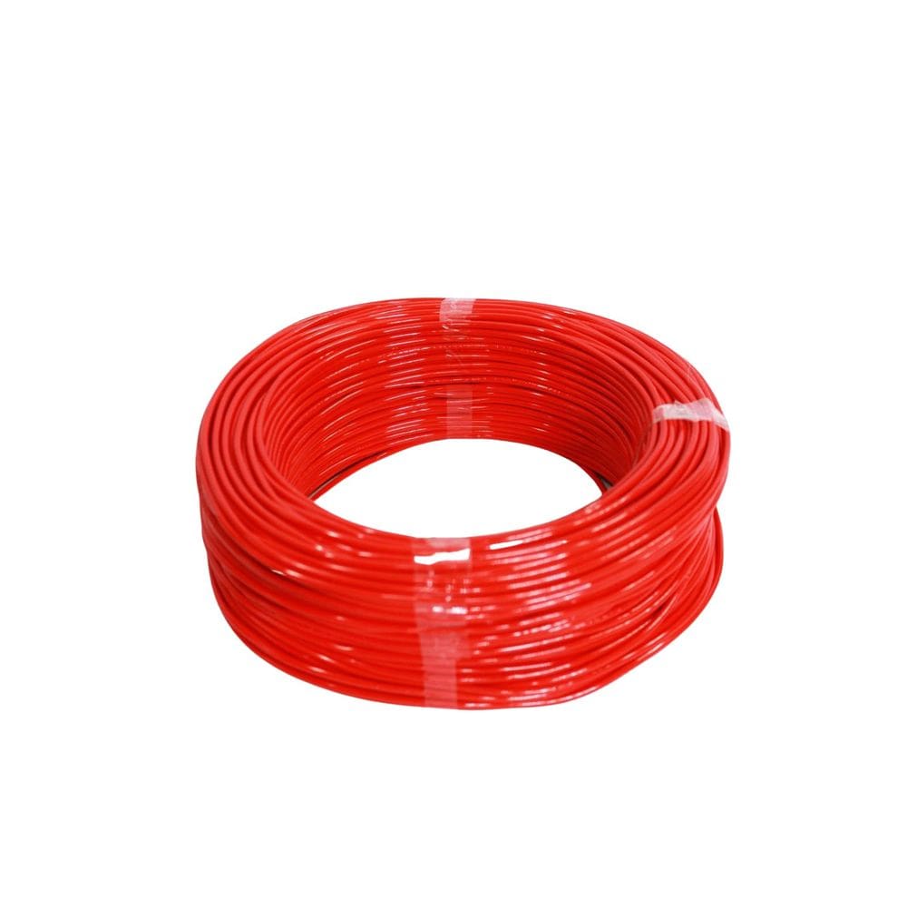 Fio cabo flexível 4mm vermelho- 10 metros