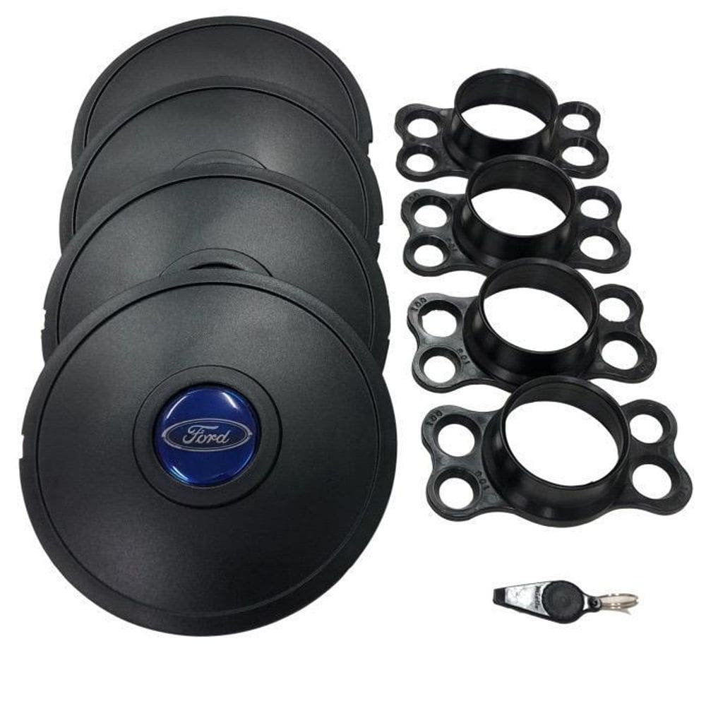 Jogo de calotas de centro miollo para ford escort aro 13