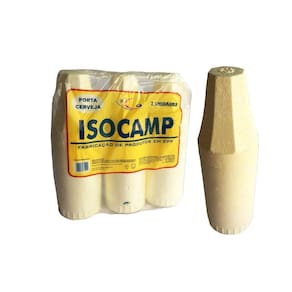 Porta garrafa isopor camisinha cerveja 600ml isoterm c/6