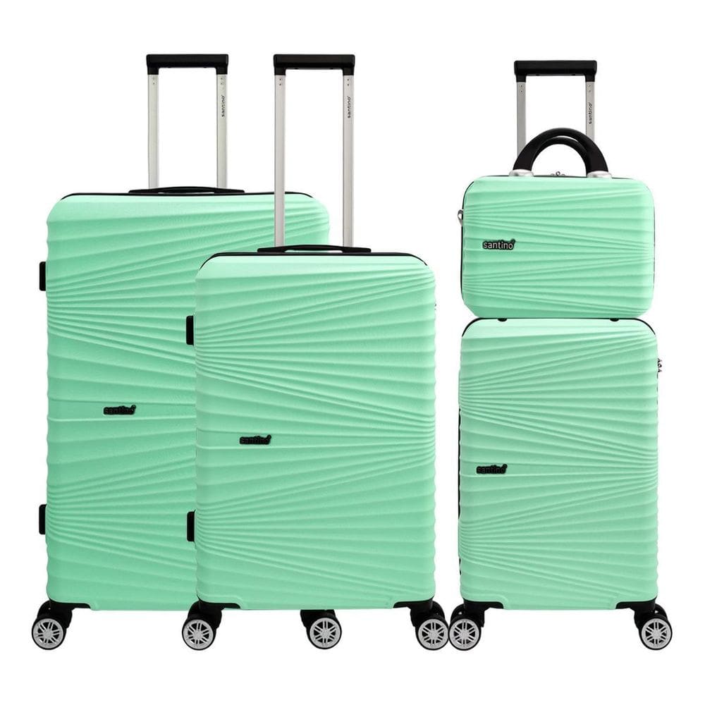 Kit 3 Malas Viagem E Frasqueira Em Abs Notre Dame Santino