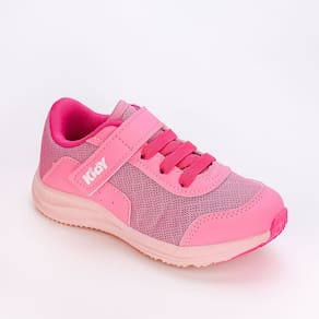 Tênis Infantil Feminino Kidy Super Conforto Rosa Claro