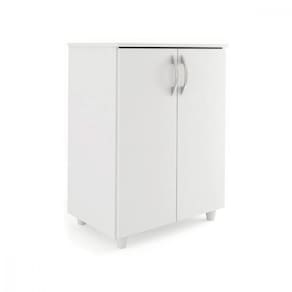 Balcao Multiuso Denver 2 Portas Branco Brilho Fiorello
