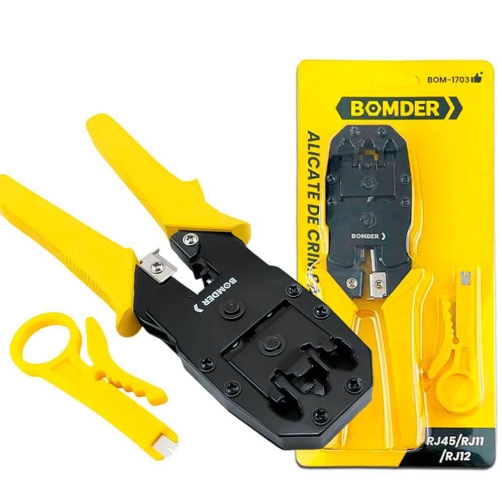 Alicate De Crimpar Rj45-rj11-rj12 Cabo De Rede