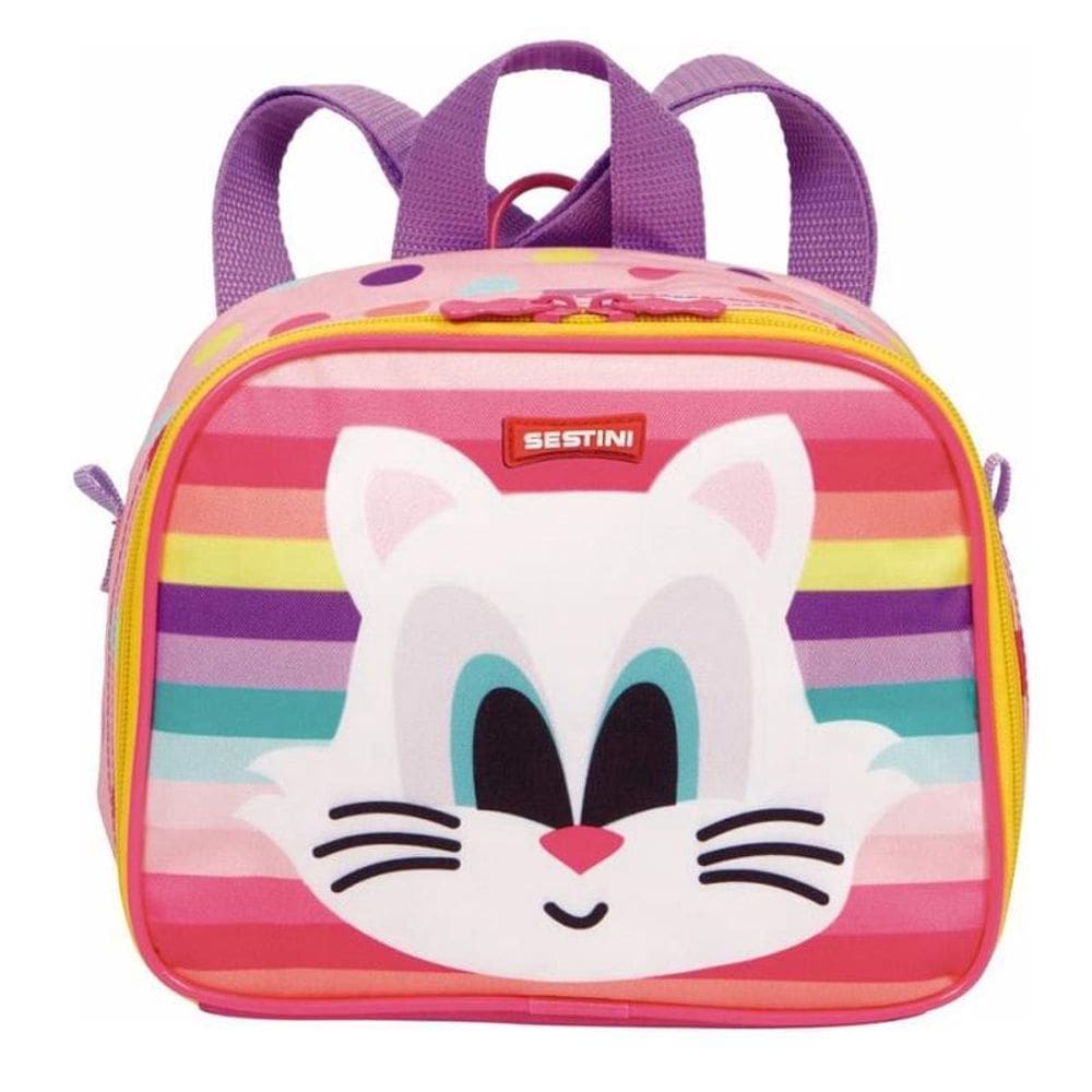 Lancheira térmica cat gatinha escolar infantil merendeira