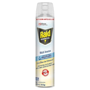 Aerossol Multi-Inseto Raid Com Oléo De Citronela Essencial 420Ml
