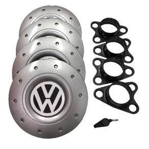 Calotas miollo para vw polo aro 14 2004/2017 amarok prata