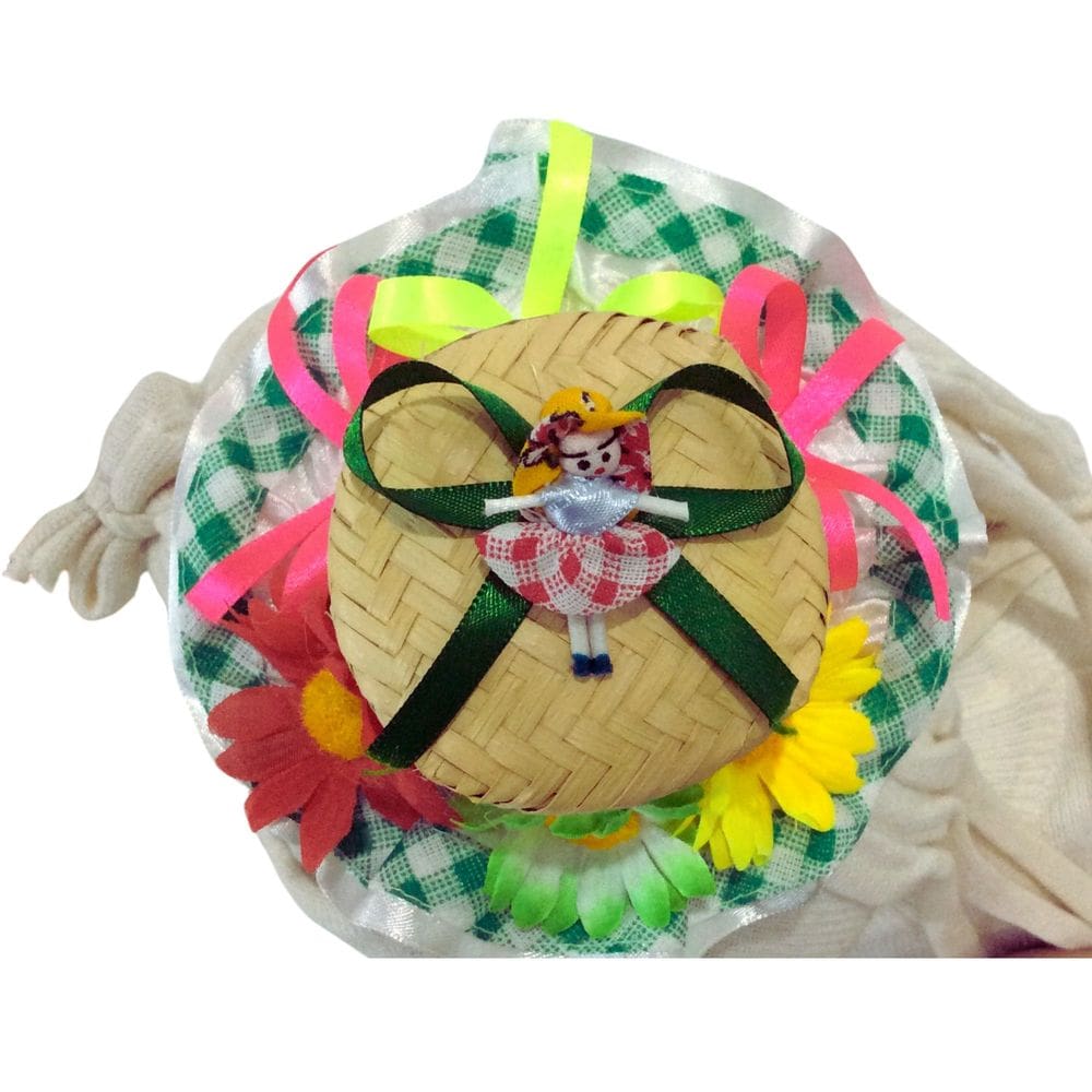 Tiara infantil festa junina Janete Pinheiro chapeu