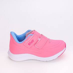 Tênis Infantil Kidy Super Conforto Rosa Claro e Jeans