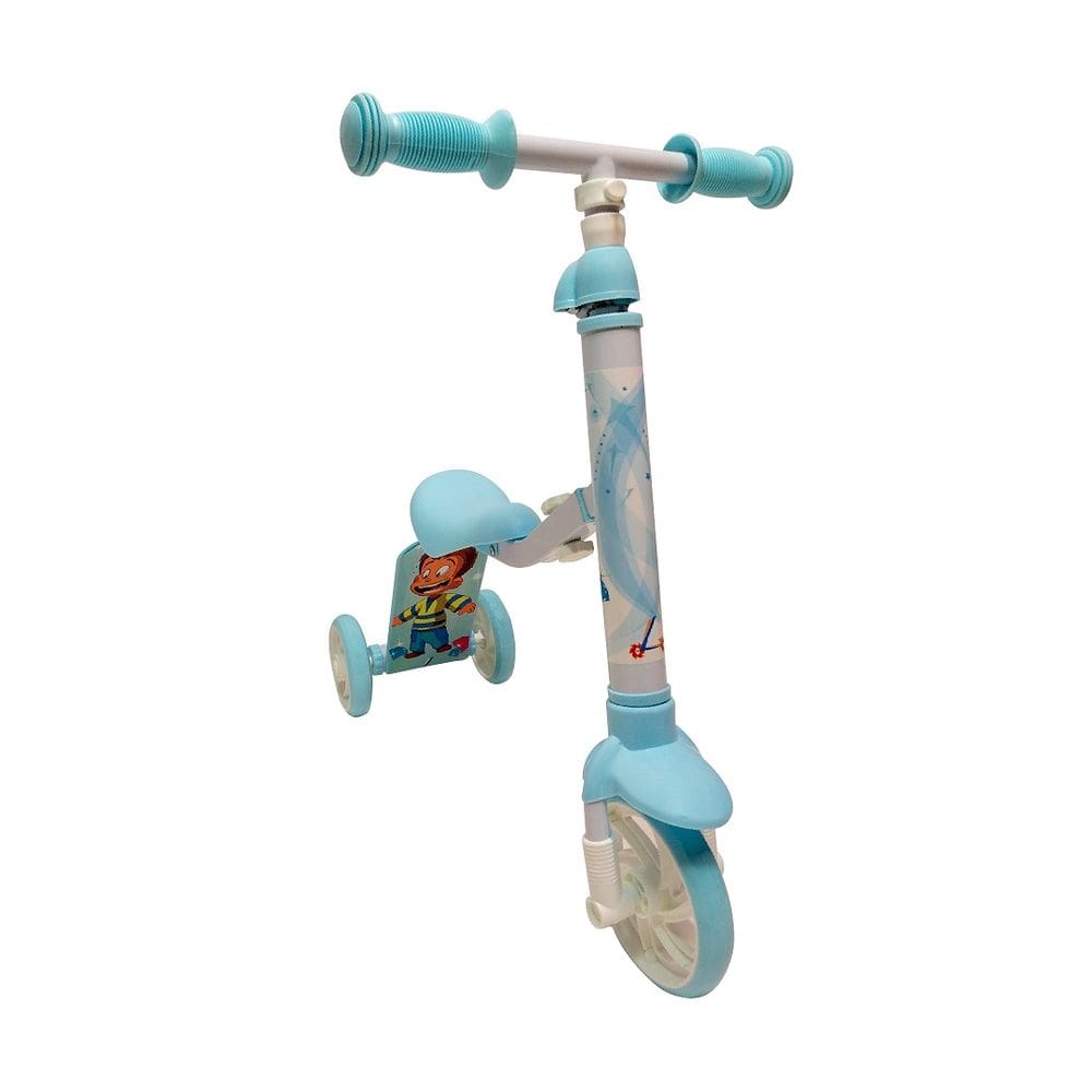 Triciclo Bimba 2 Em 1 Vira Patinete Infantil Portátil