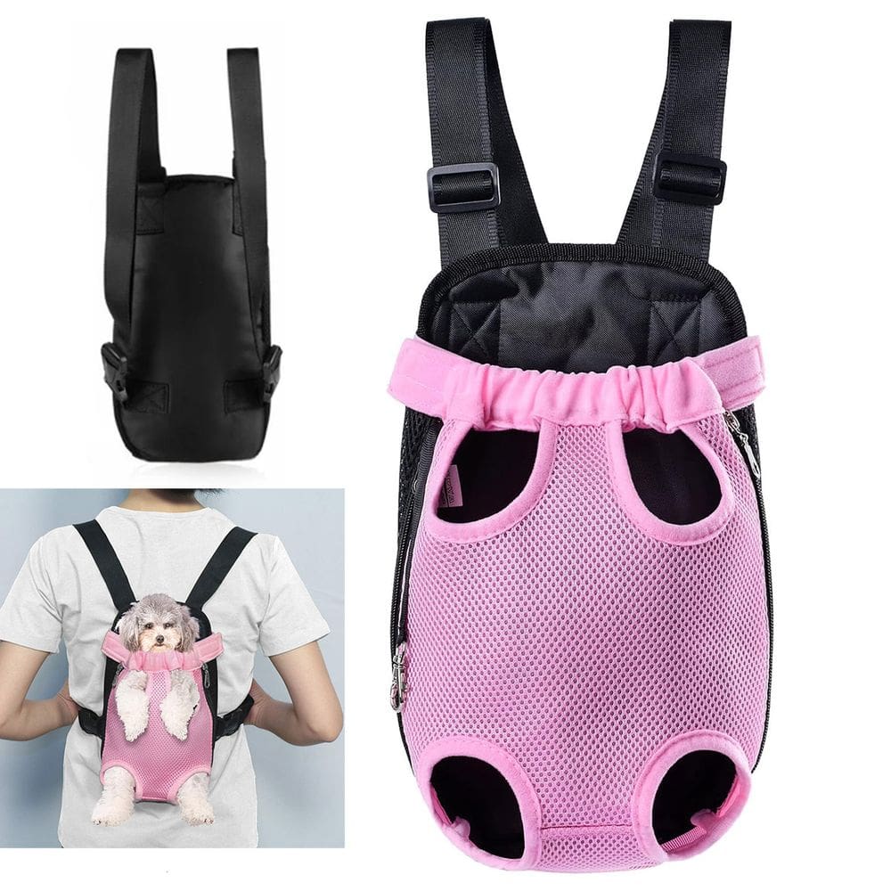 Mochila Canguru Transporte Cachorro Gato Pet Cao Animais Estimaçao Caminhada Passeio Role Ar Livre Pequeno Medio Porte