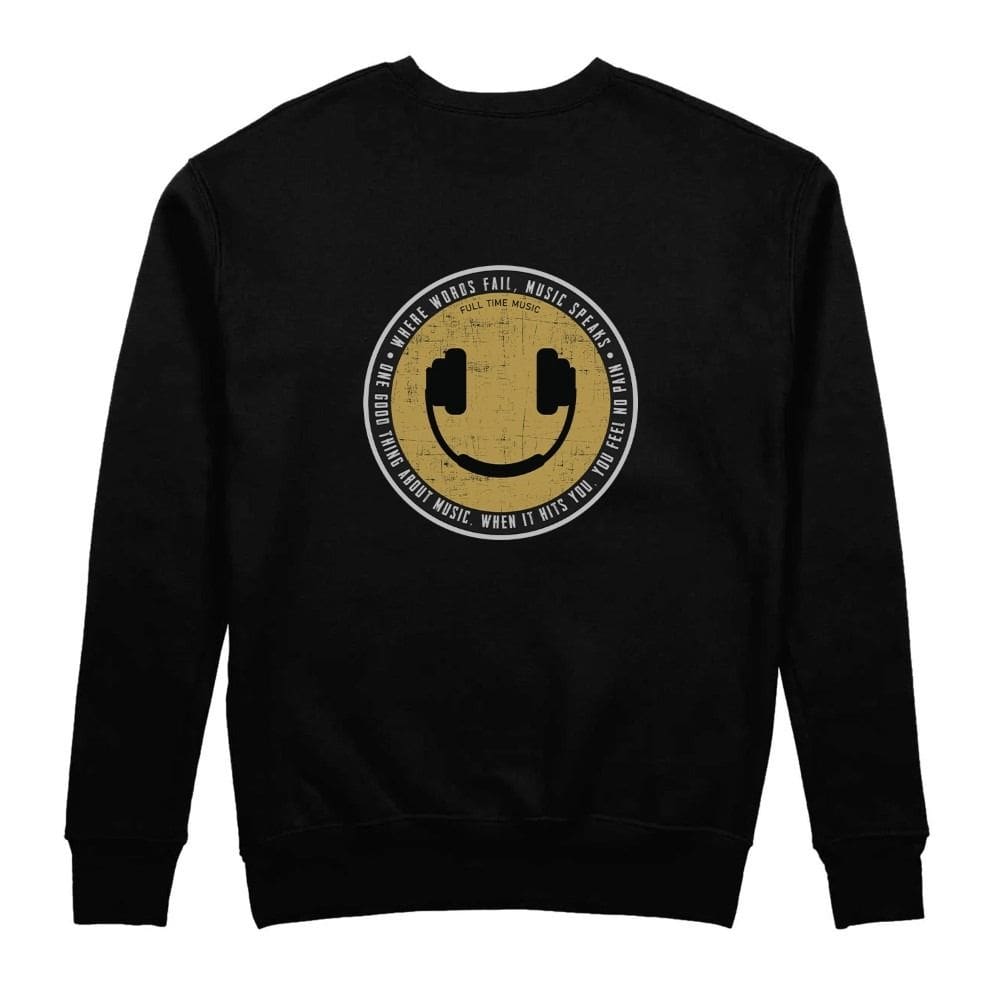 Abrigo de Moletom Estampa Emoji Gola Careca Redonda Masculina Tecido Respiravel Adulto Para o Frio