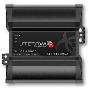 Módulo Amplificador Digital Stetsom Vulcan 3000 Watts Rms 1 Canal - 4 Ohms