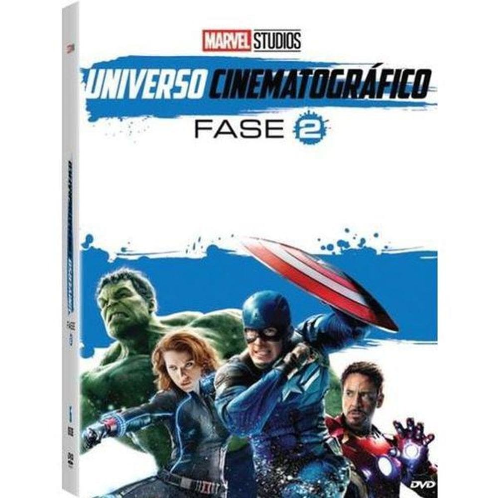 Dvd box - marvel universo cinematográfico: fase 2