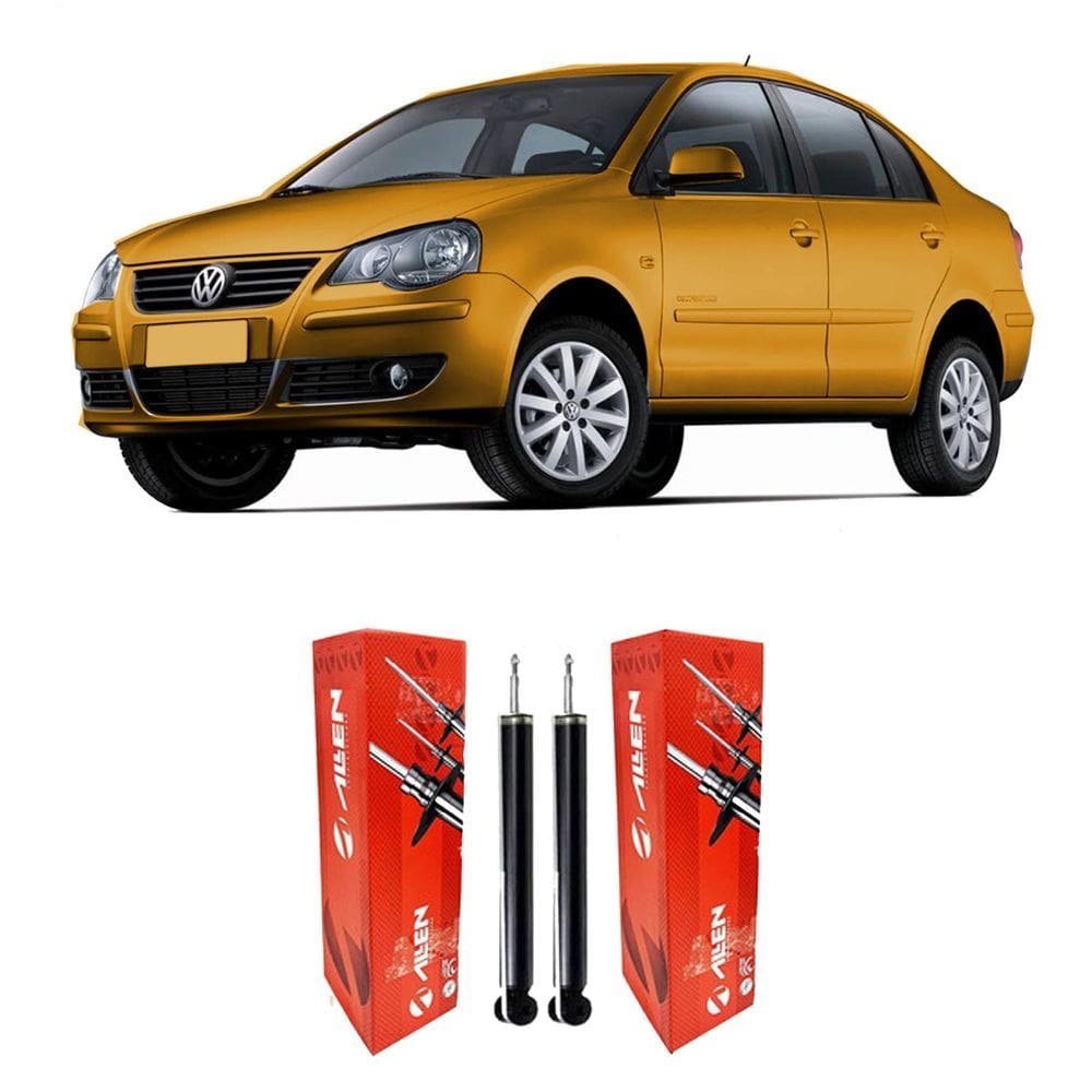 2 amortecedor traseiro suspensão polo sedan 2008 2009 2010