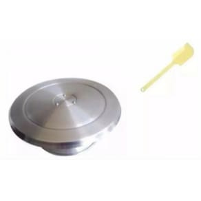 Bailarina Giratória 30cm Para Confeitar + 2 Espátulas Pão Duro (Giro Profissional 360graus)