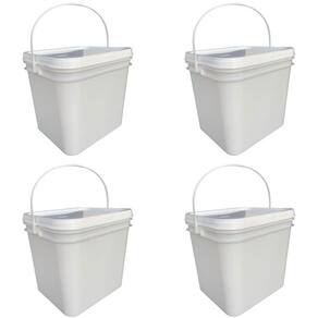 Balde florianópolis retangular 3.6l - 4 pçs