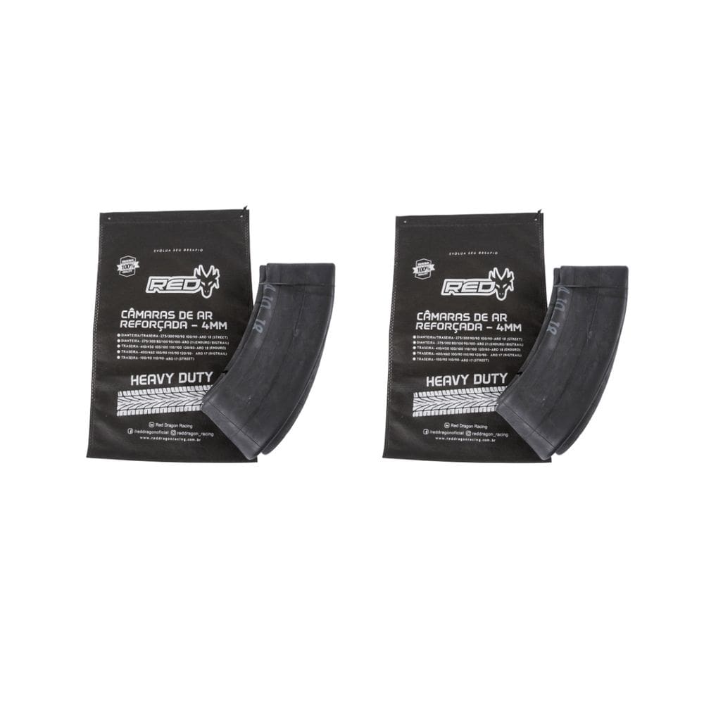 Kit câmaras ar Big Trail diant/tras 4mm reforçada Aro 21/17