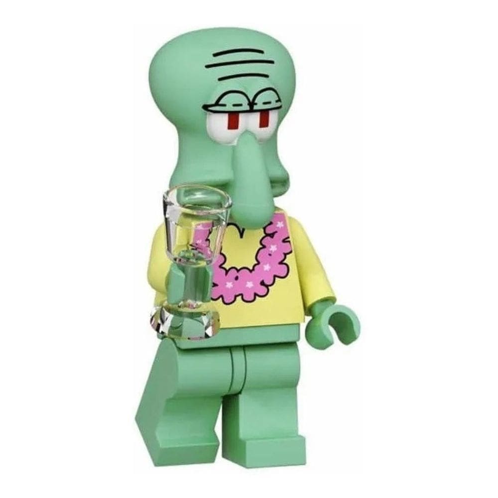 Boneco blocos de montar molusco bob esponja