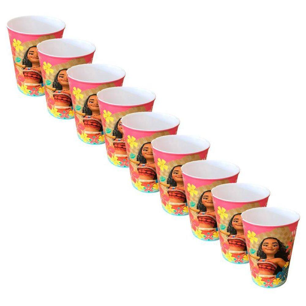 Kit 10 copos moana festa infantil enfeite de ovo de páscoa