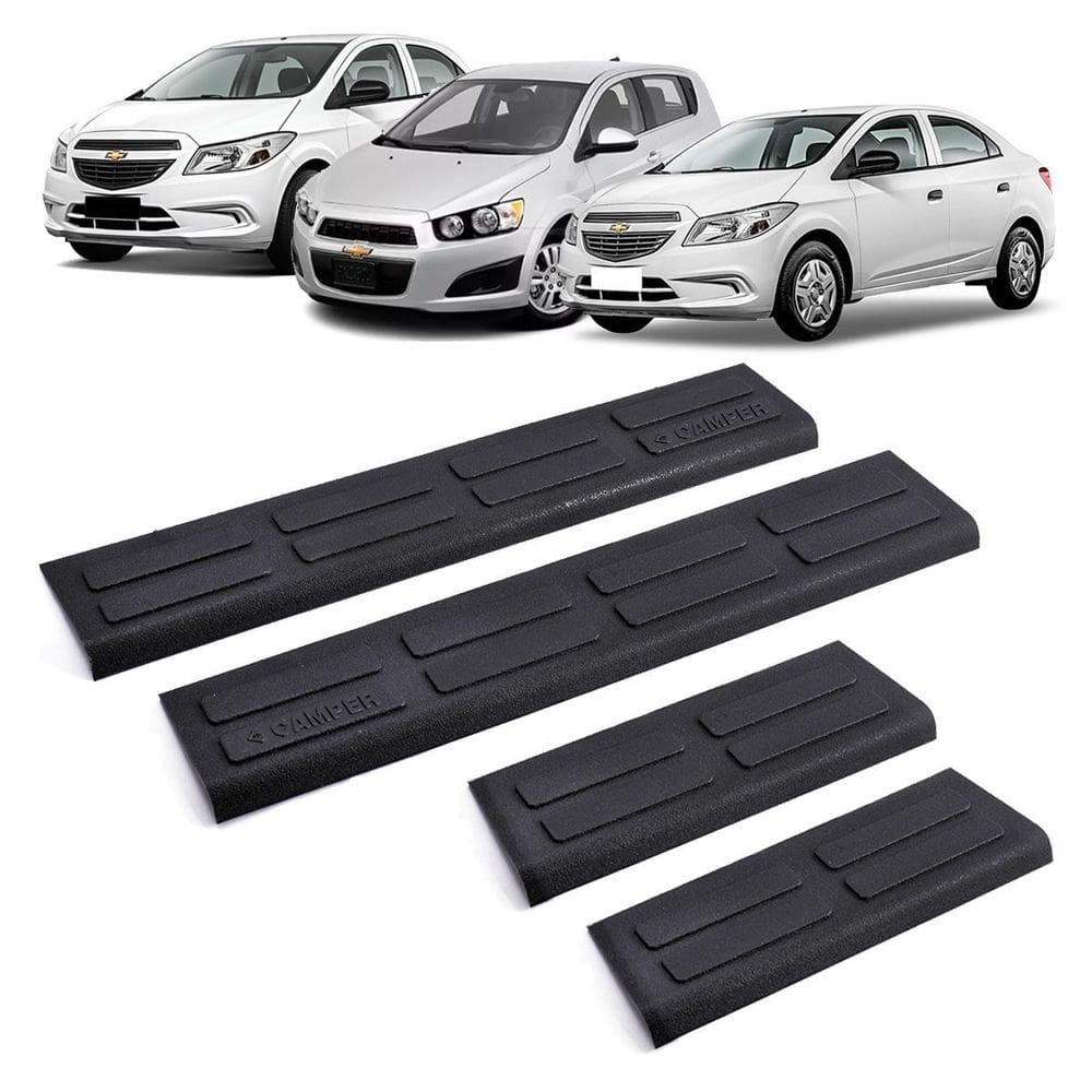 Soleira porta plástico injetado preto prisma 2018